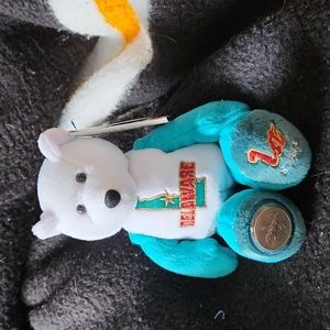 Limited Treasures coin bear,  Delaware with tags.